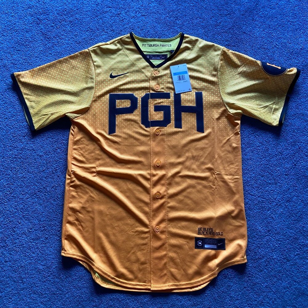 Nike Men's Roberto Clemente Pittsburgh Pirates City Connect Jersey Medium NWT
